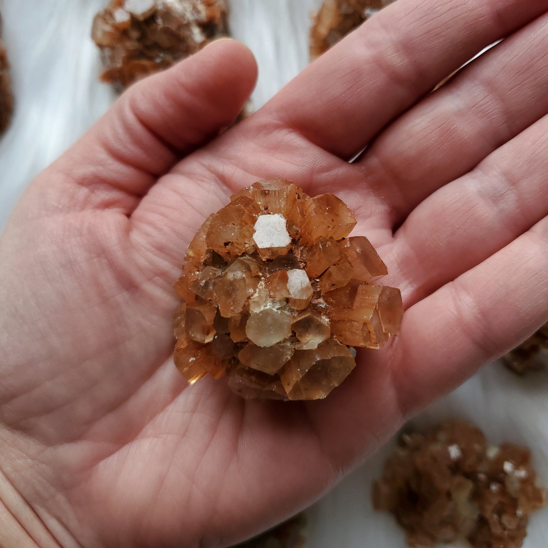 NATURAL ARAGONITE CLUSTER