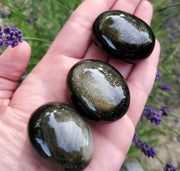 GOLD SHEEN OBSIDIAN NUGGET