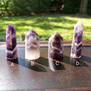 CHEVRON AMETHYST POINT