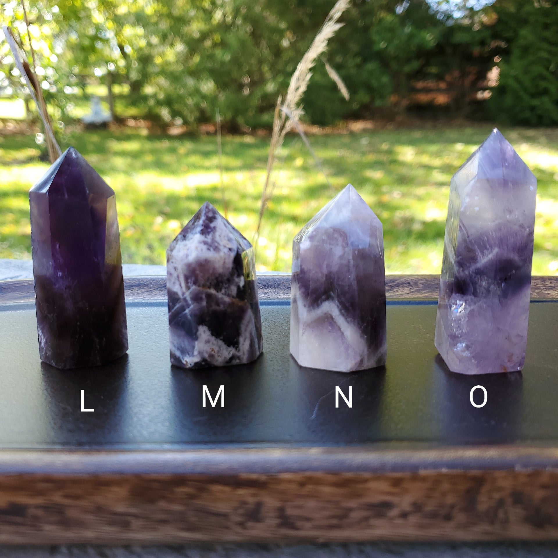 CHEVRON AMETHYST POINT
