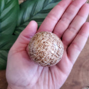 BROWN ARAGONITE SPHERE