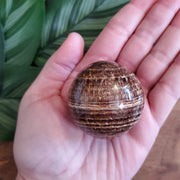 BROWN ARAGONITE SPHERE