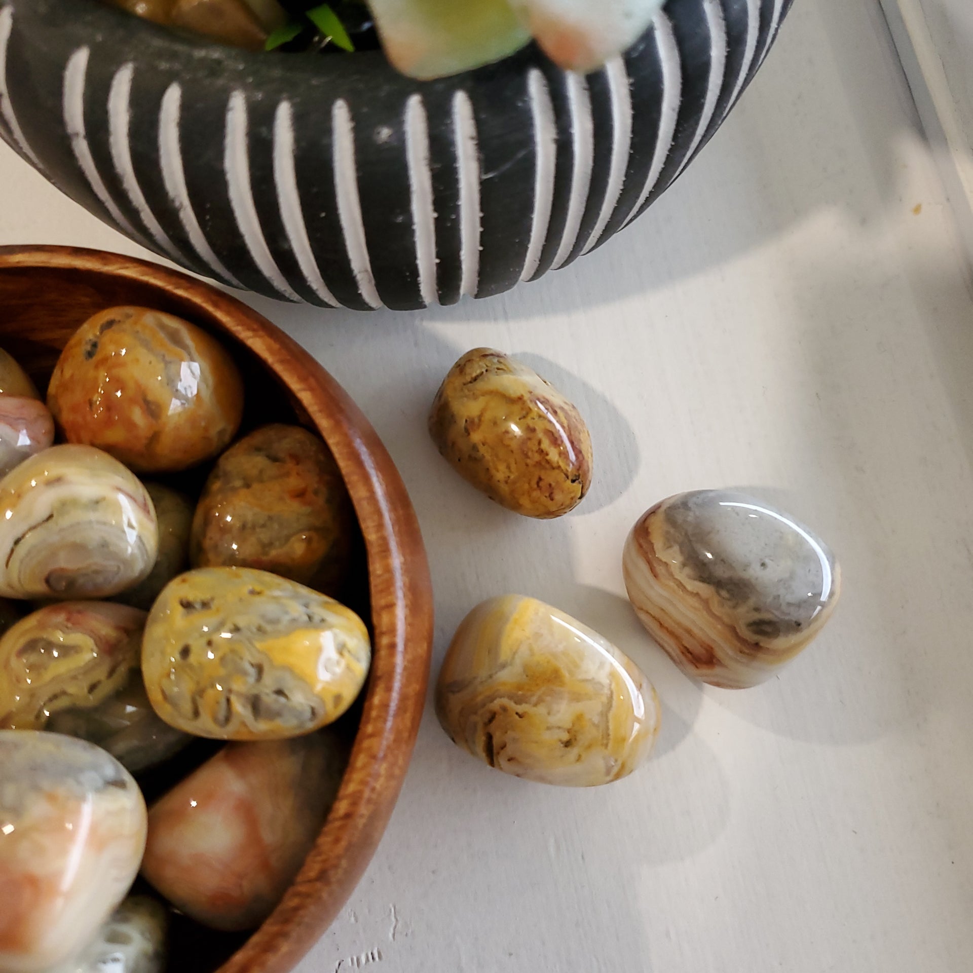 CRAZY LACE AGATE TUMBLE