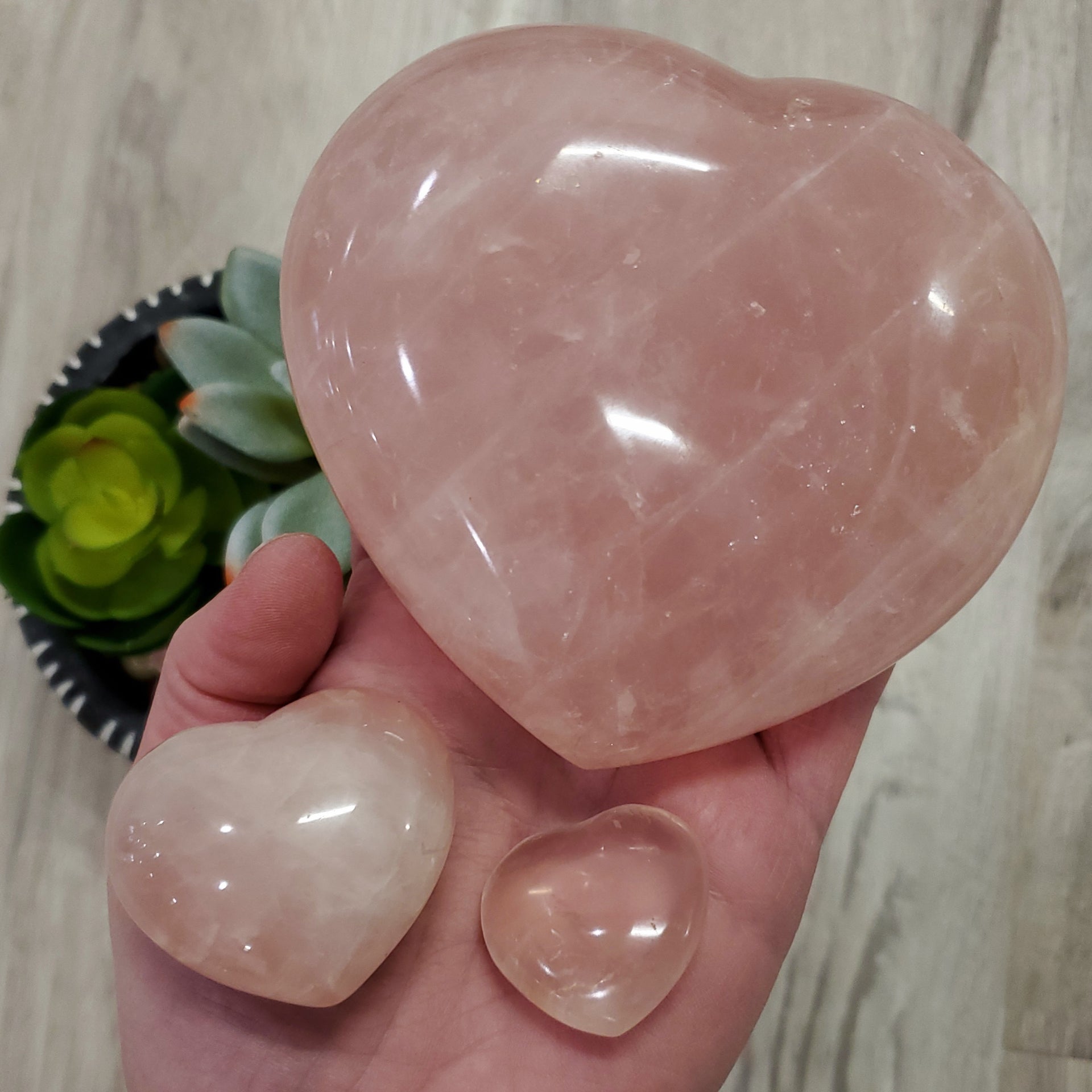 ROSE QUARTZ HEART