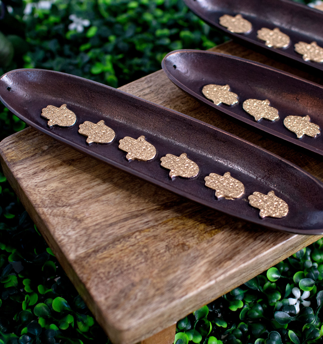 HAMSA INCENSE BOAT