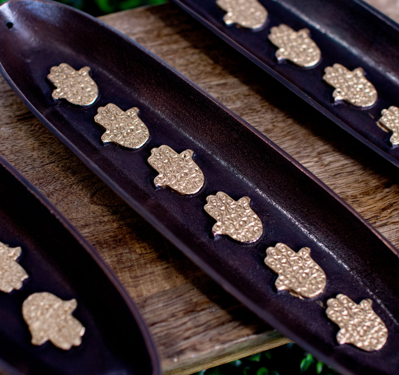 HAMSA INCENSE BOAT