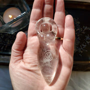 CLEAR QUARTZ GODDESS