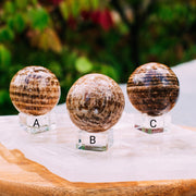 BROWN ARAGONITE SPHERE