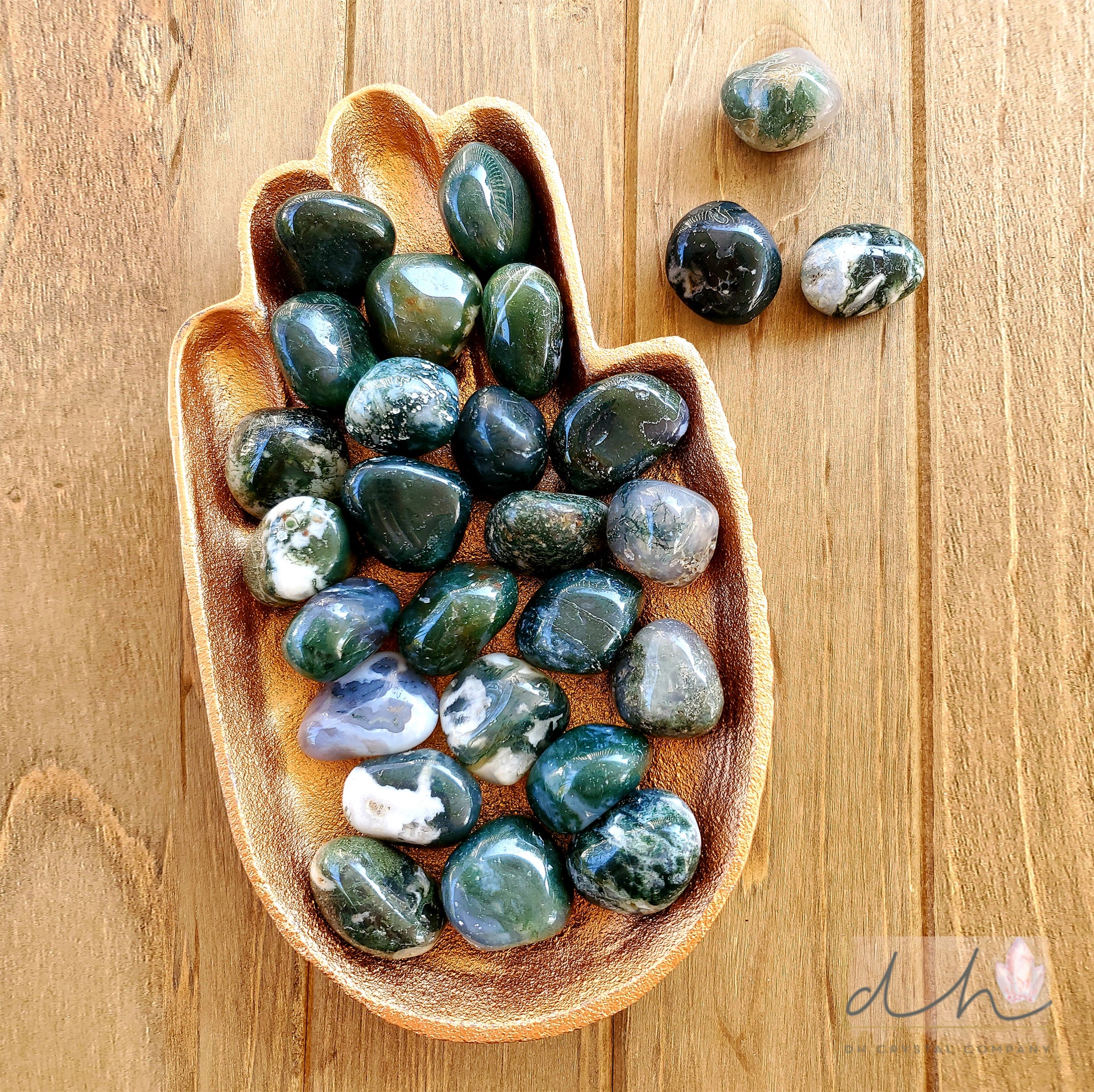 MOSS AGATE TUMBLE