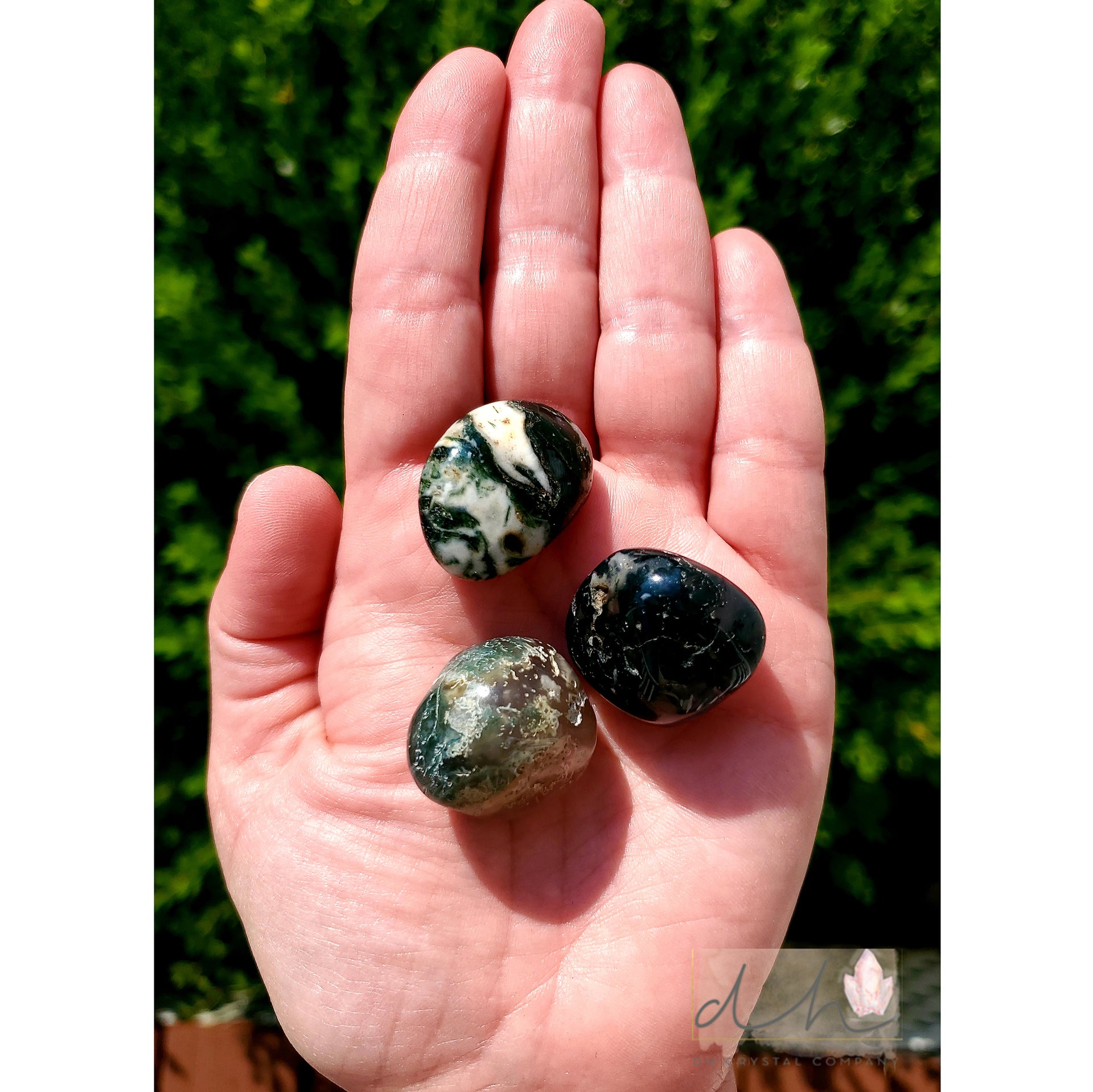 MOSS AGATE TUMBLE
