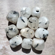 TOURMALINATED QUARTZ TUMBLE