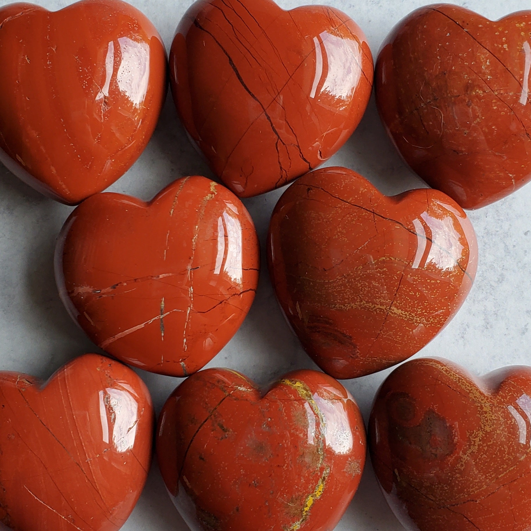 RED JASPER HEART