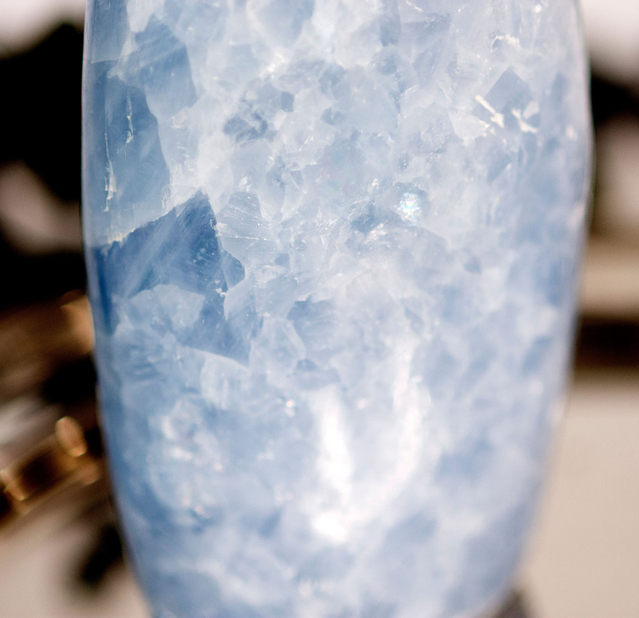 BLUE CALCITE FREEFORM